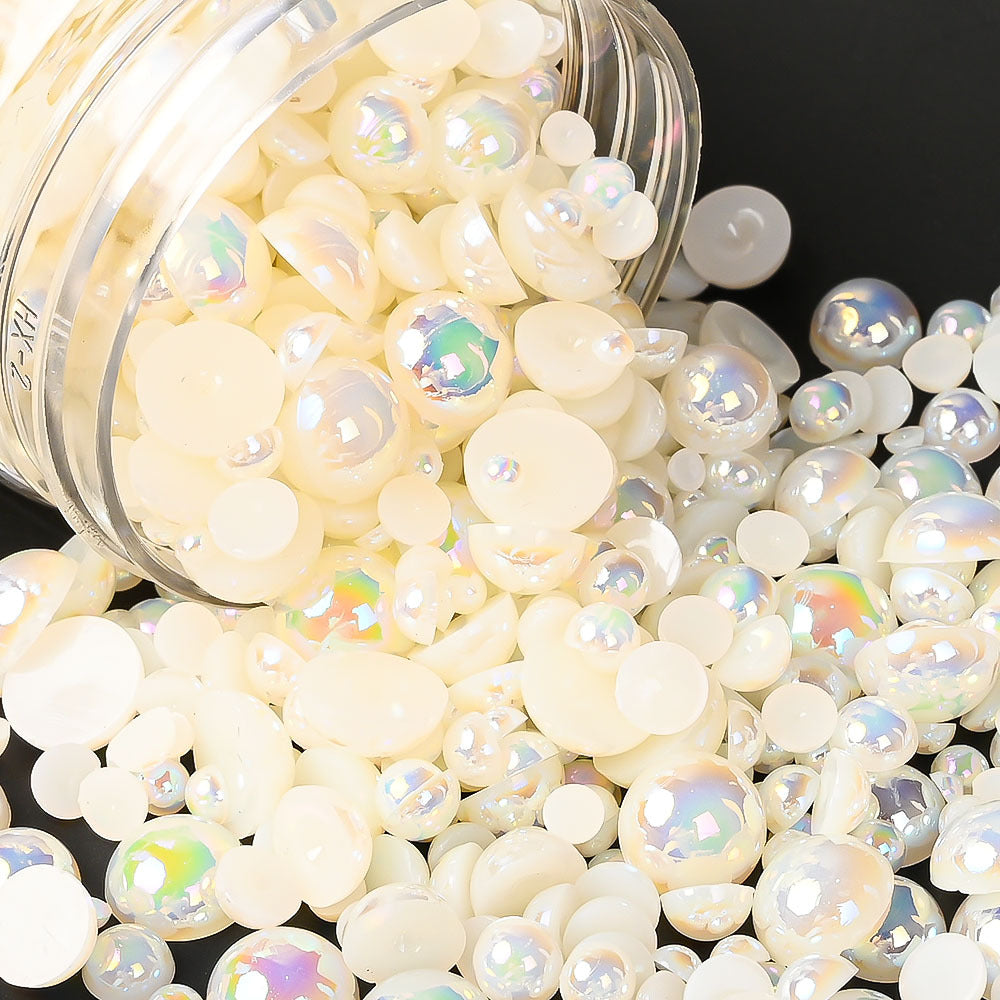 Classic Rhinestone & Pearl Bead Mix