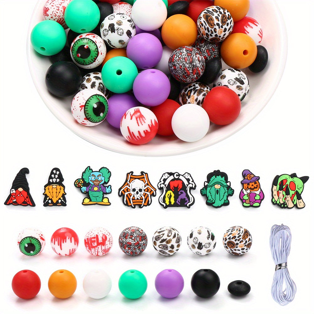 Halloween Silicone Beads Set