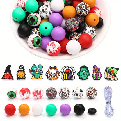 Halloween Silicone Beads Set
