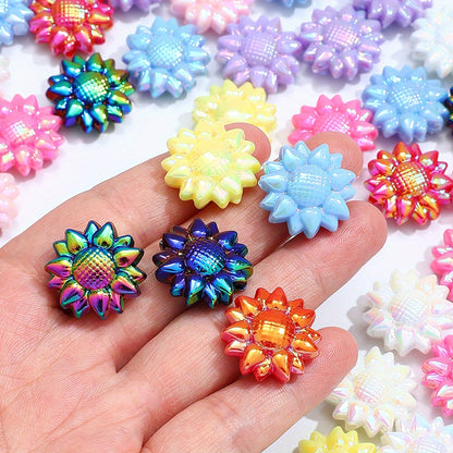 18x25mm AB Finish Acrylic Bow Beads