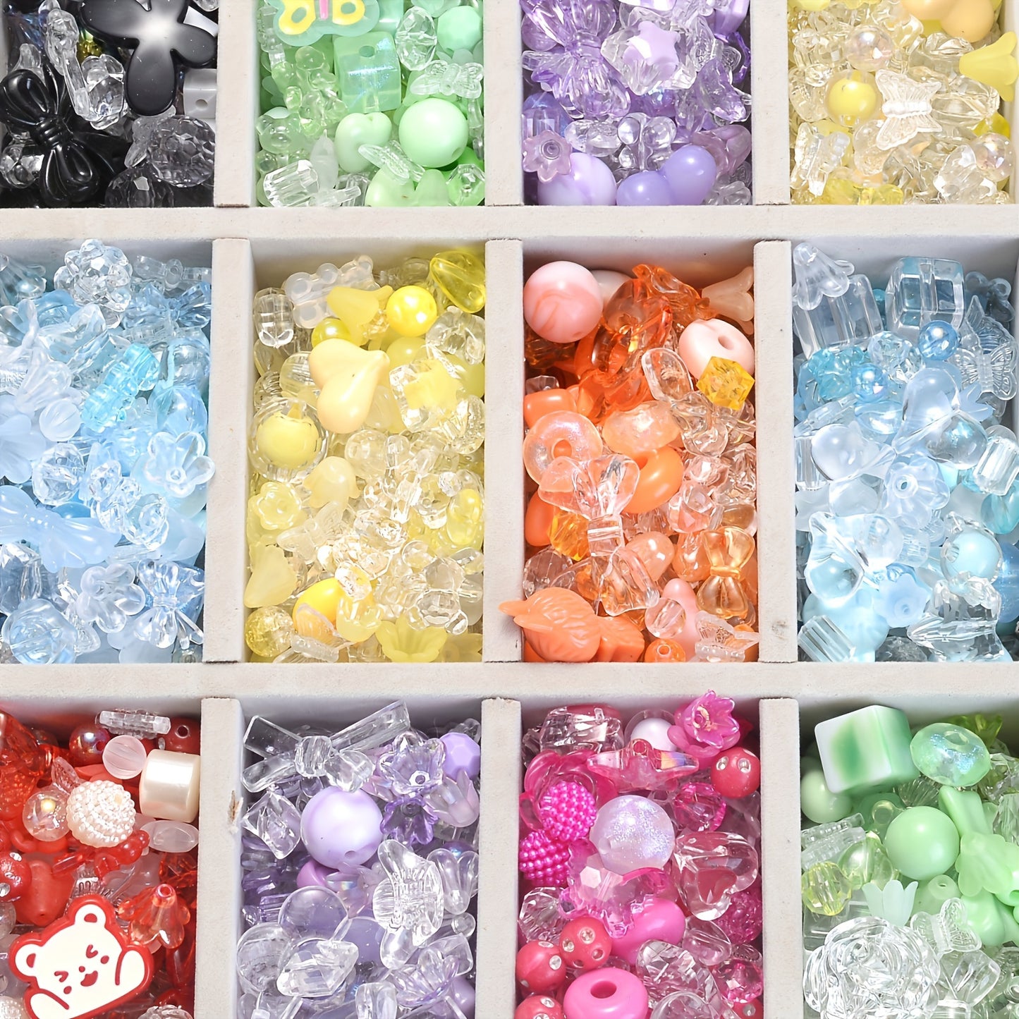 Mixed Halloween Silicone Abacus Spacer Beads