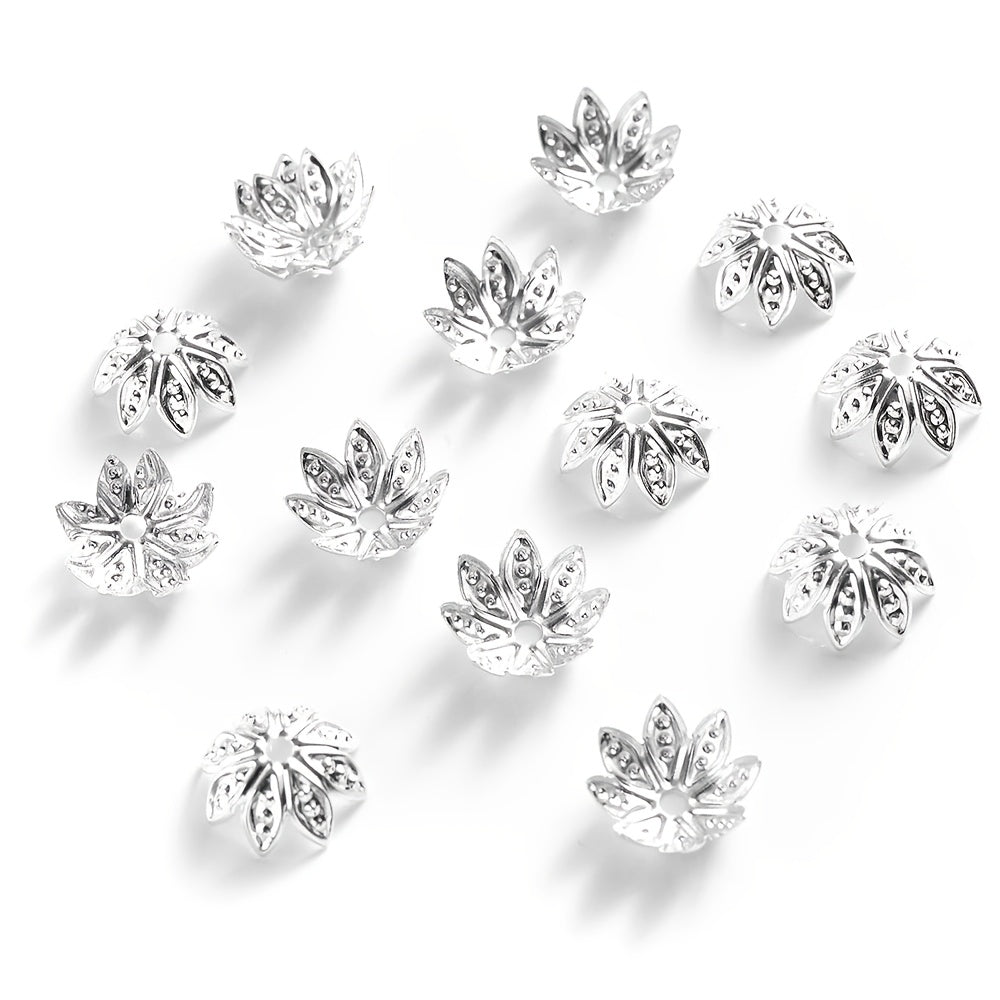 Hollow Flower End Bead Cap Torus Spacer Beads