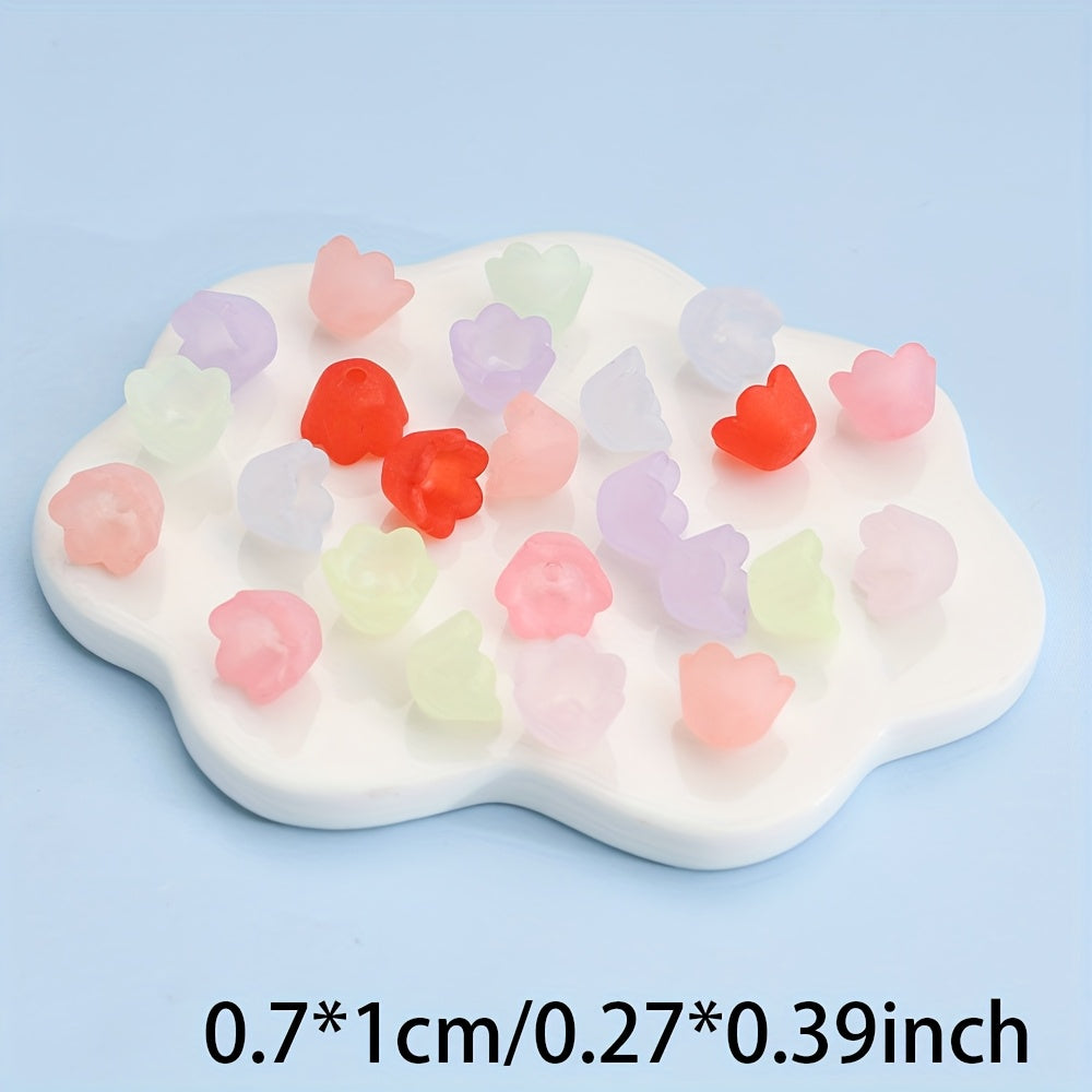 Assorted Colourful Square Wooden Spacer Beads