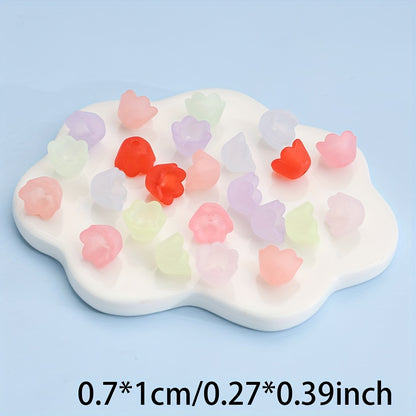 Assorted Colourful Square Wooden Spacer Beads