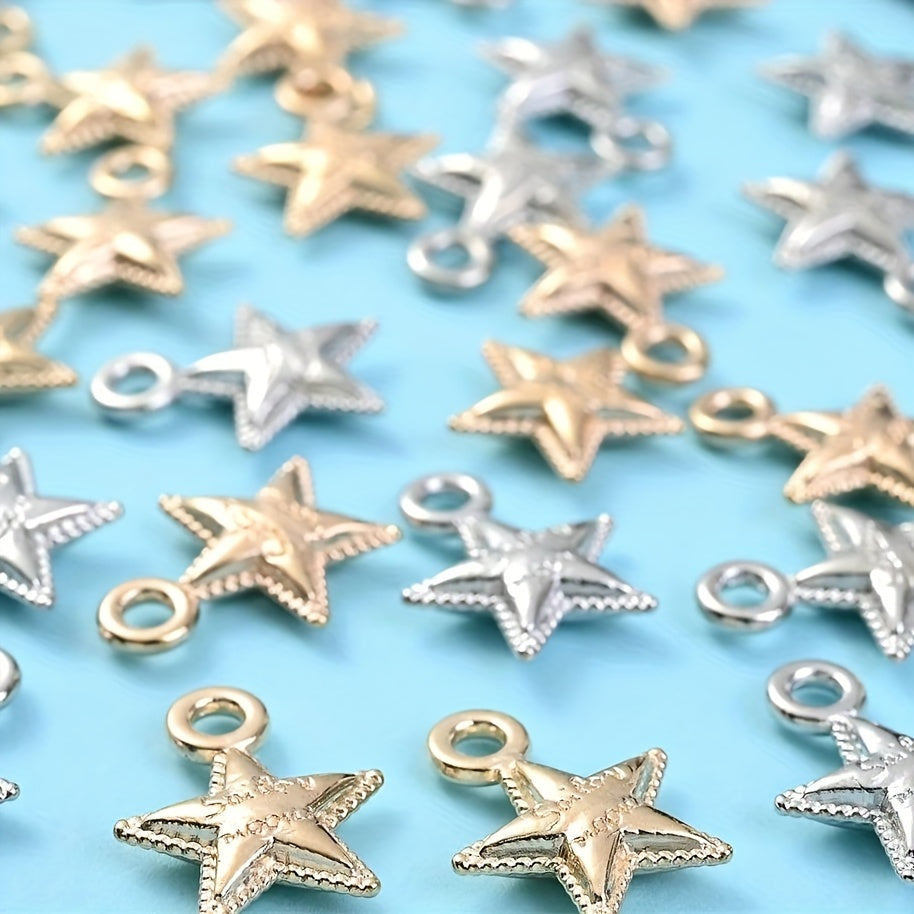 50pcs 12x15mm Star Shape CCB Charms
