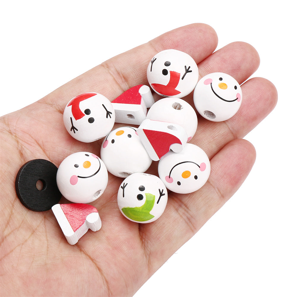 5Pcs Shiny 20mm Mixedcolor Acrylic Christmas Beads Watermelon Striped Round Beads DIY Jewelry Making and Handmade Accessories
