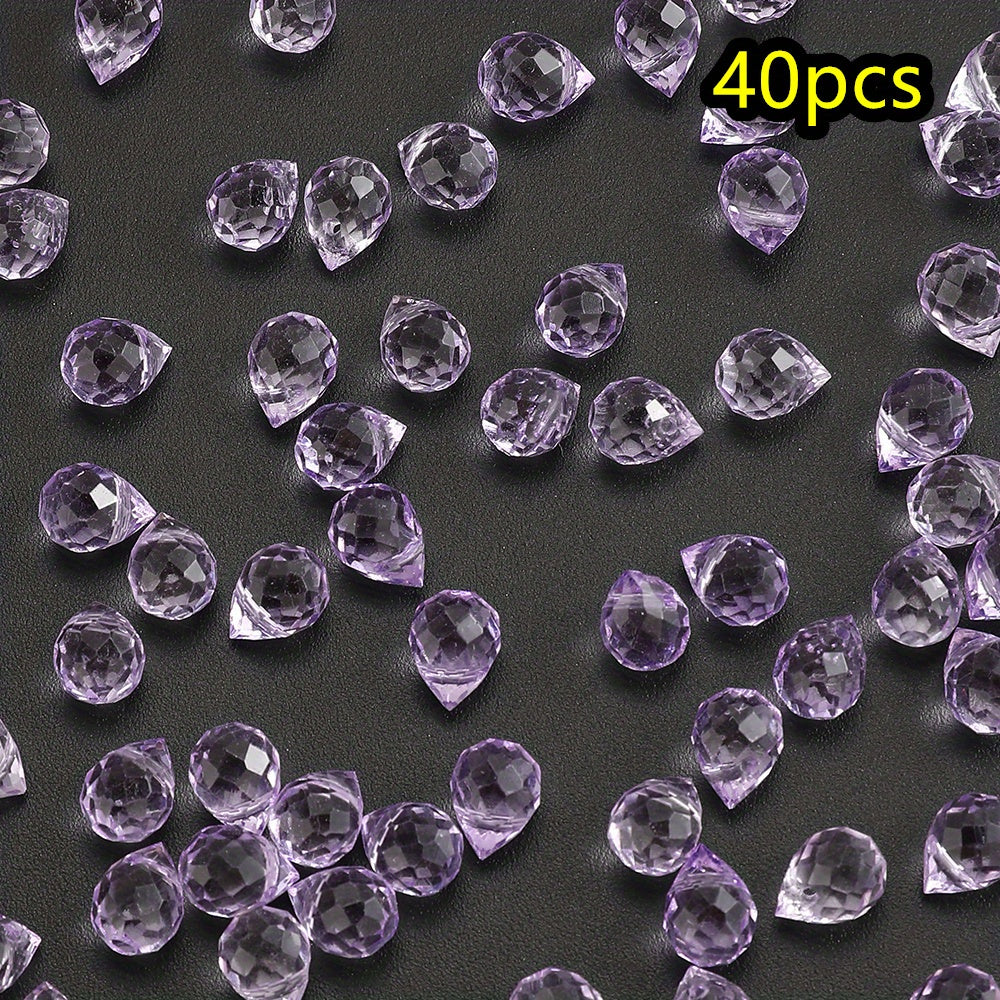 AB Color Faceted Strawberry Glass Beads