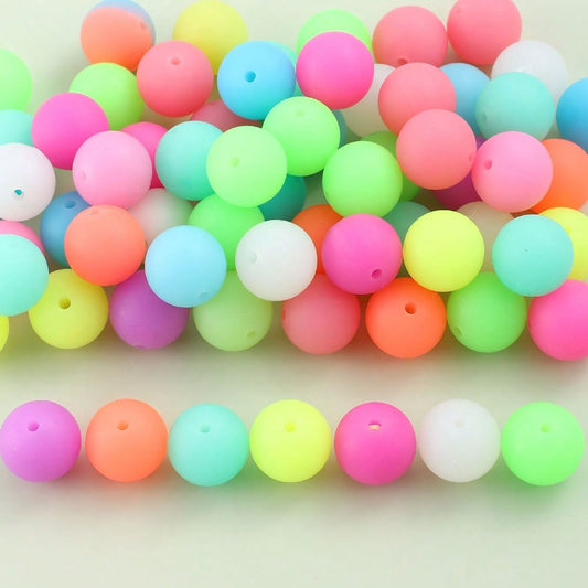 10/20pcs 15mm Glow In The Dark Silicone Beads
