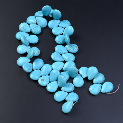 30x50mm Waterdrop Turquoise Beads