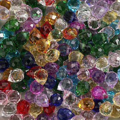 8x10mm Strawberry Water Drop Glass Beads