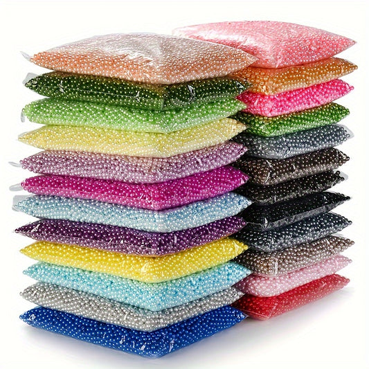 50/500pcs Colorful Acrylic Round Beads