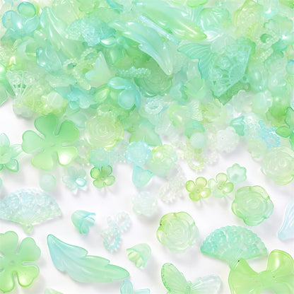 Multicolor Mix Style Pony Acrylic Beads