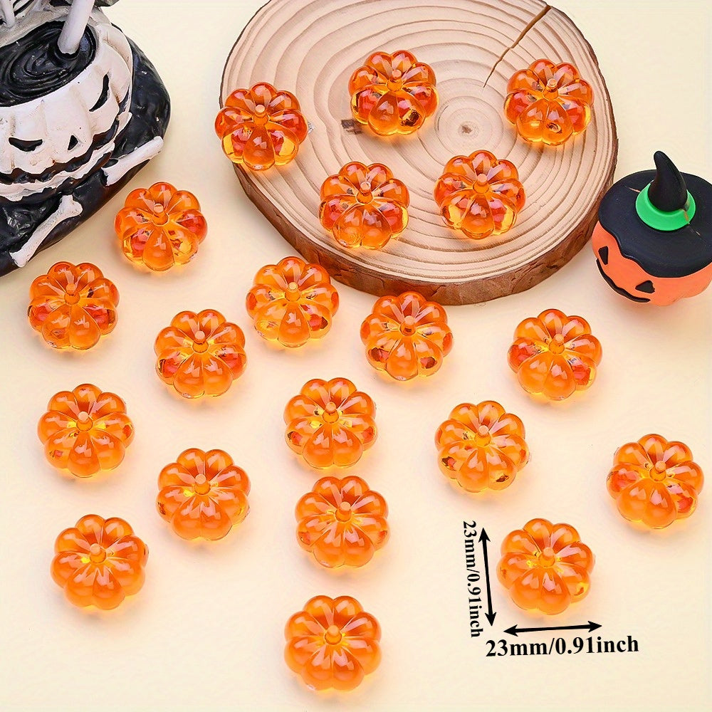 23×23mm Halloween Pumpkin Resin Beads