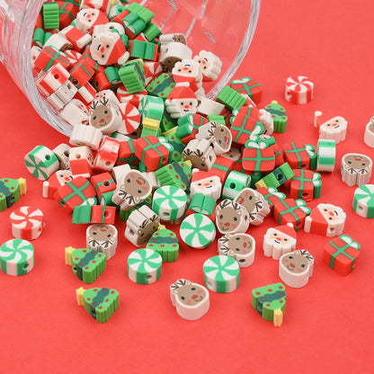 Christmas Multi Style Clay Beads