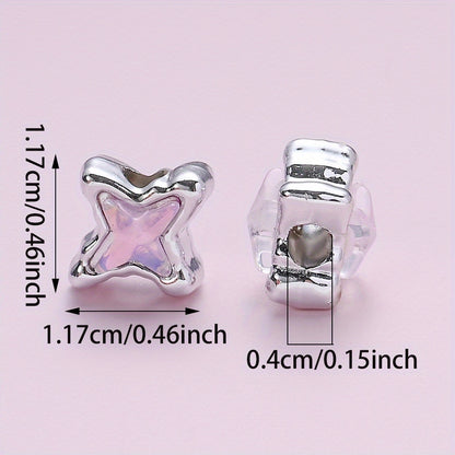 11.7x11.7mm Four-Pointed Star Beads