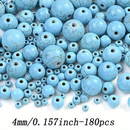 Round Turquoise Stone Beads