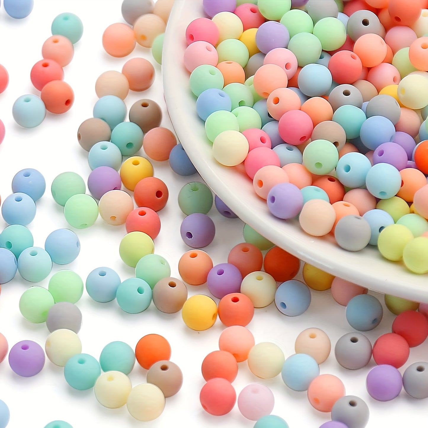 Smooth Round CCB Spacer Beads