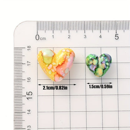 Shiny Transparent AB Colorful Butterfly Acrylic Spacer Beads