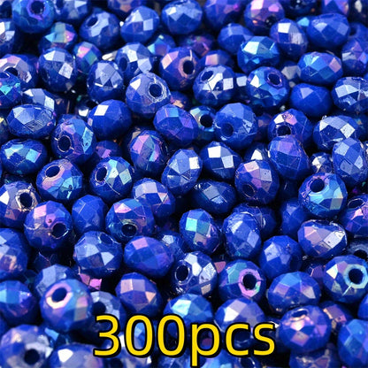 Gradient Shiny Mushroom Flatback Beads