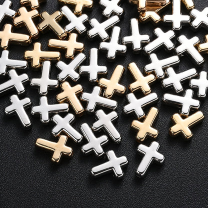 Colorful Cracked Acrylic Bow Beads