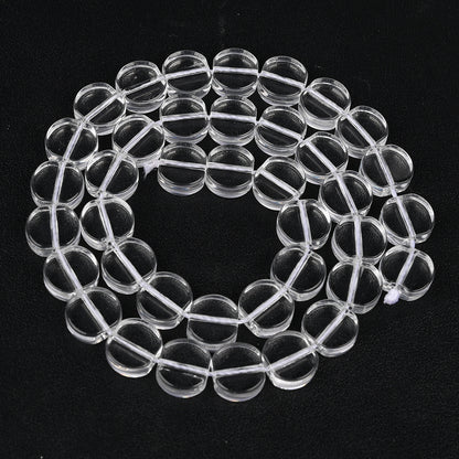 10×11mm Synthetic Crystal Faceted Glass Beads