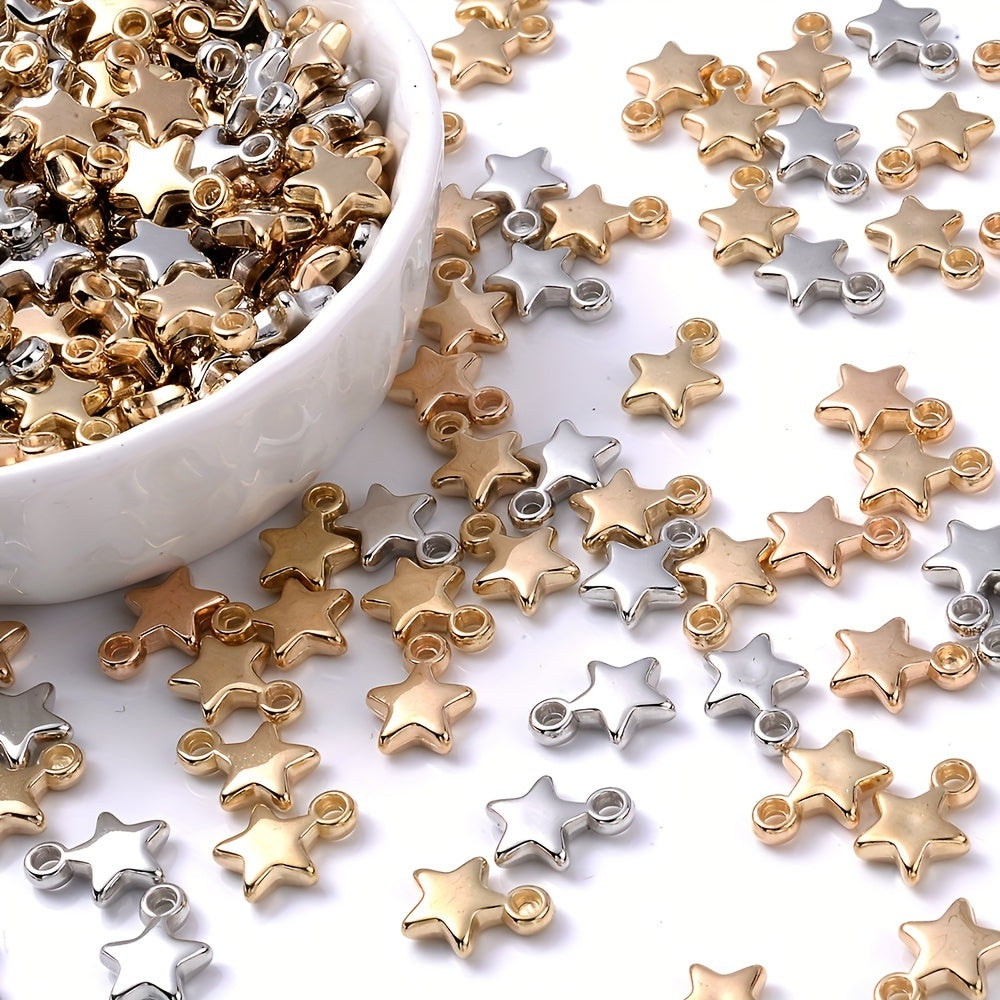 Gold Star CCB Charm Beads