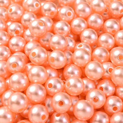 Multicolored Flat Geometric Acrylic Big Hole Beads
