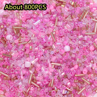 Mix Natural Wood Round Spacer Beads