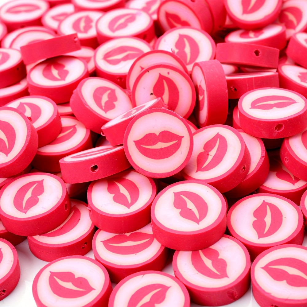 Faceted Acrylic Wheel Spacer Beads