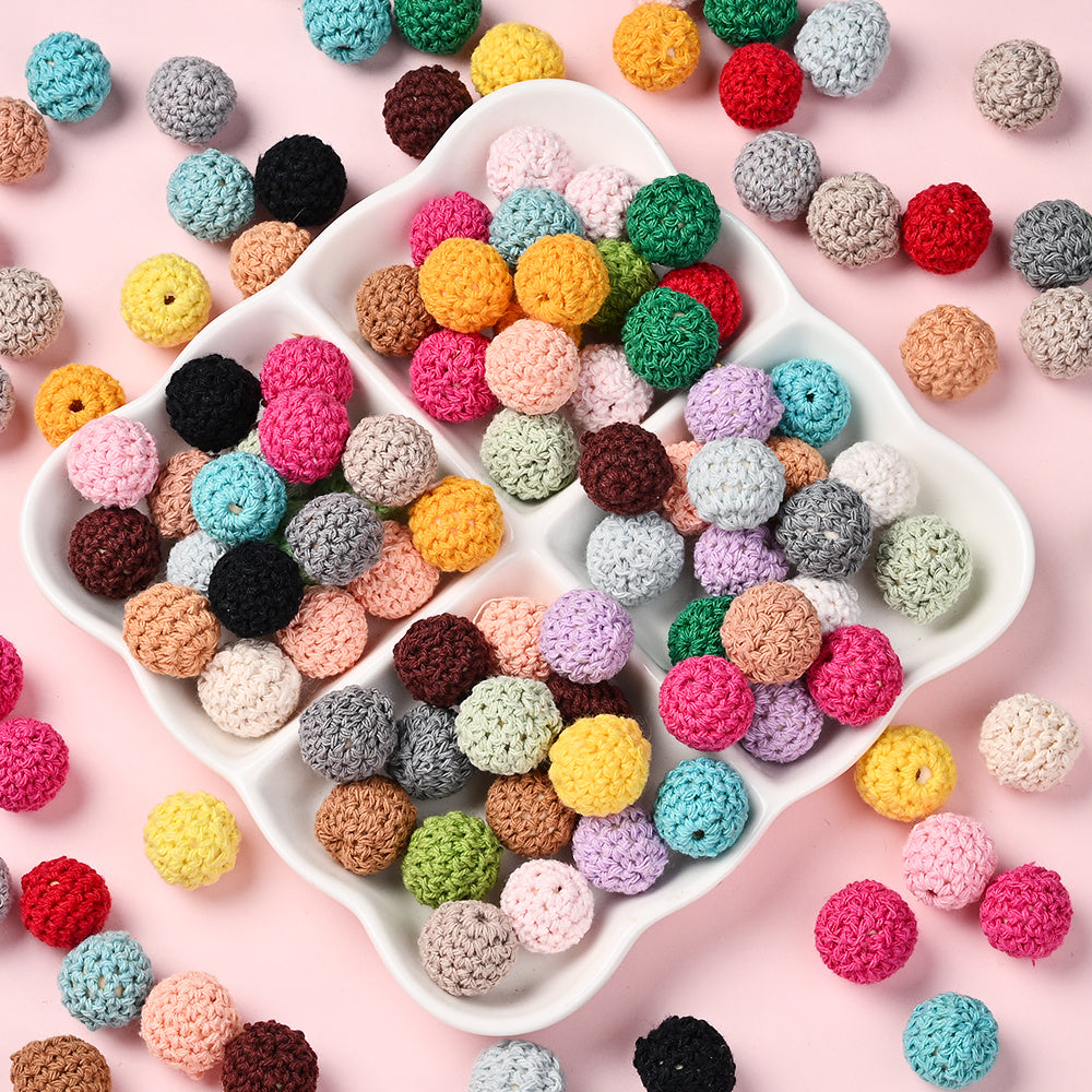 Colorful Mushroom Acrylic Beads
