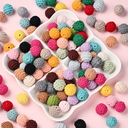 Colorful Mushroom Acrylic Beads