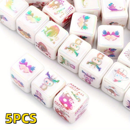 Christmas Acrylic Square Beads