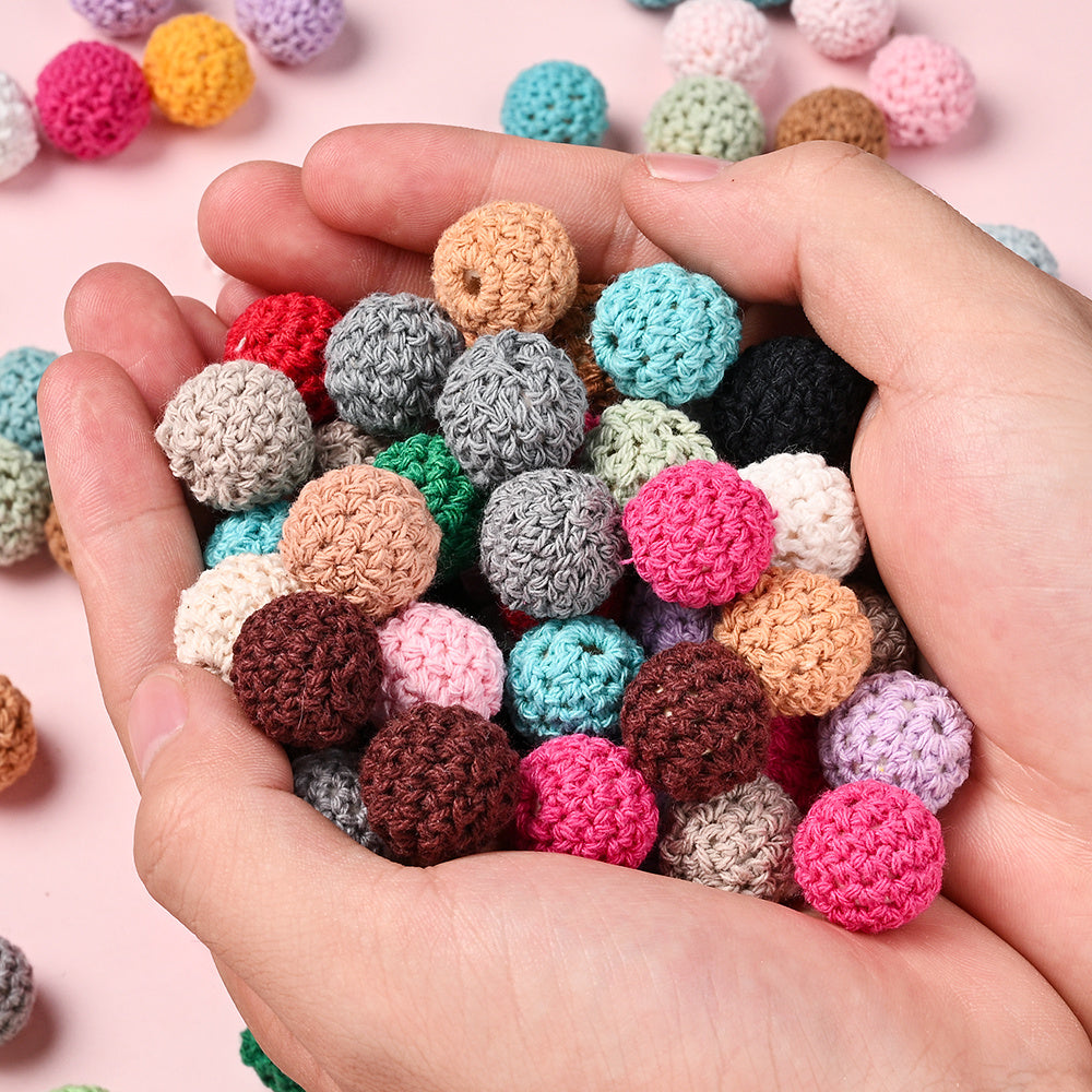 Colorful Mushroom Acrylic Beads