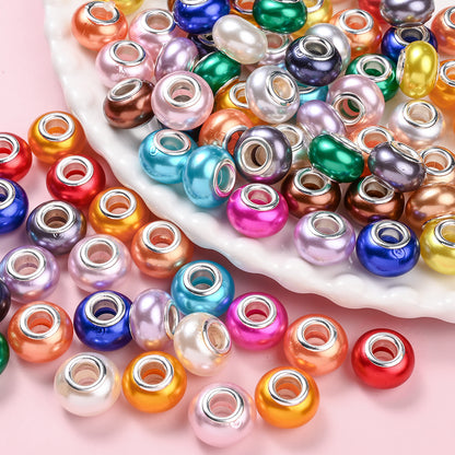 Assorted Imitation Pearl Large Hole Beads