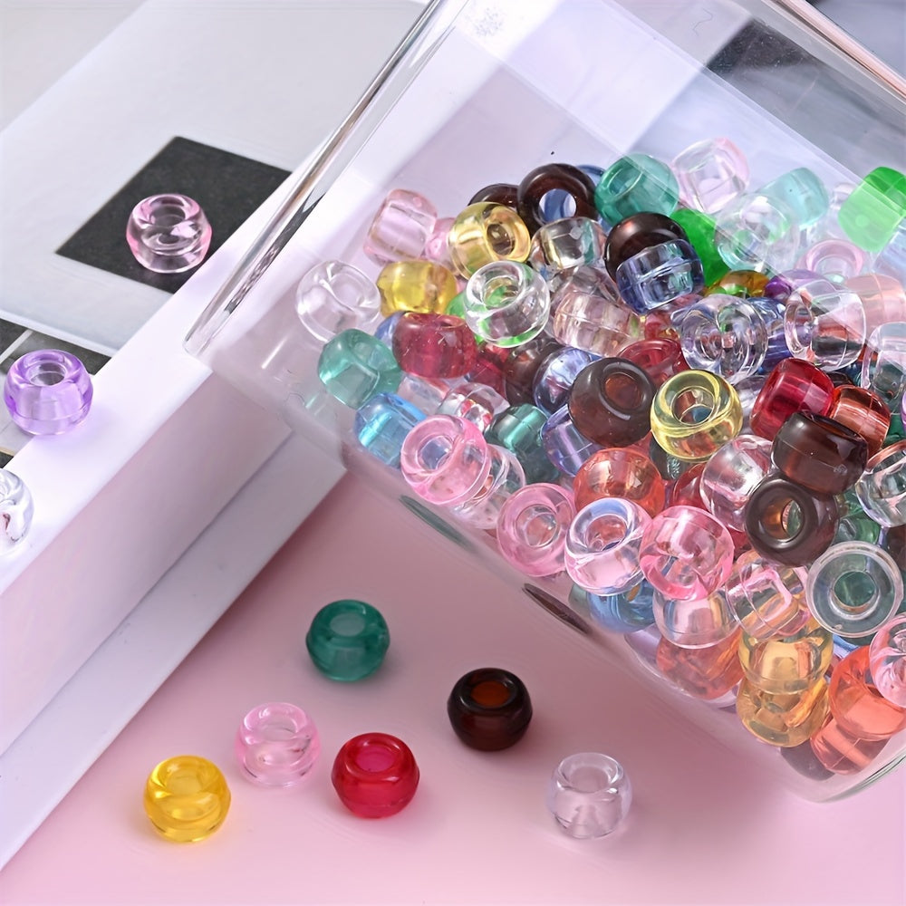 Color Series Matte Acrylic Round Spacer Beads