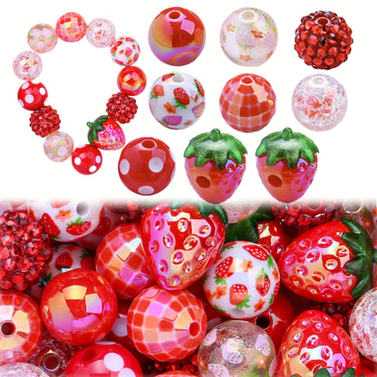 Strawberry Series Acrylic Beads Kit