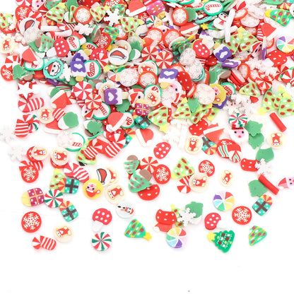 Christmas Soft Clay Beads