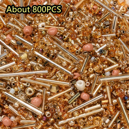 Mix Natural Wood Round Spacer Beads