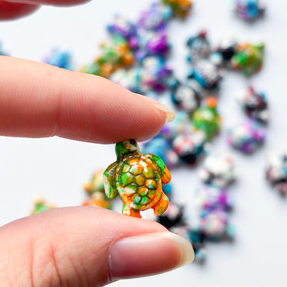 Sea Turtle Stone Spacer Beads