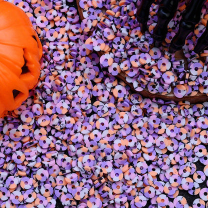 6mm Halloween Soft Clay Slice Beads