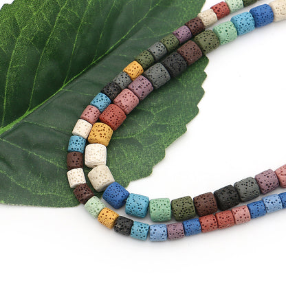 7/8mm Colorful Bohemian Round Cabochon Beads
