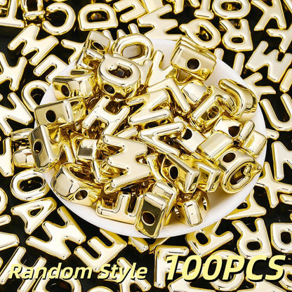 Colorful Alphabet Acrylic Beads