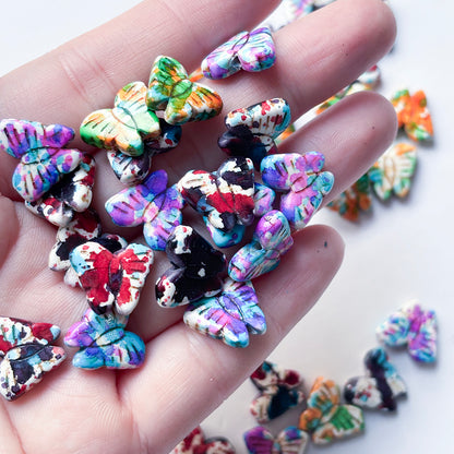Gradient Butterfly Spacer Beads