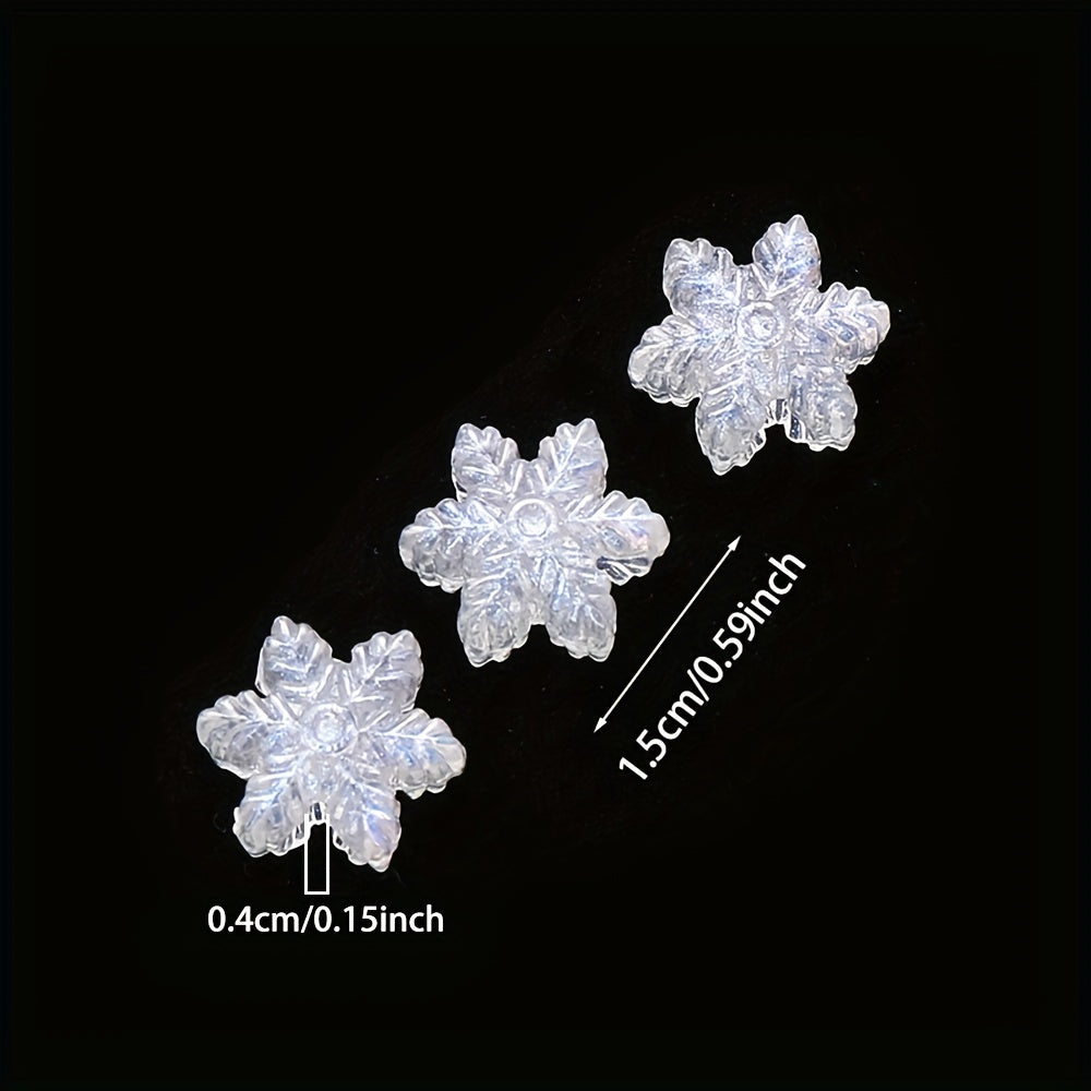 Colorful Five-Pointed Star Acrylic Spacer Beads