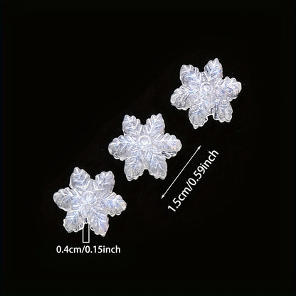 Colorful Five-Pointed Star Acrylic Spacer Beads
