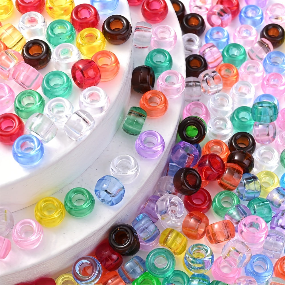 Color Series Matte Acrylic Round Spacer Beads