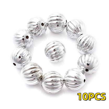Christmas Pumpkin Acrylic Round Beads