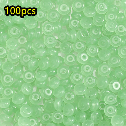 100pcs 3x6mm Multicolor Rondelle Glass Beads