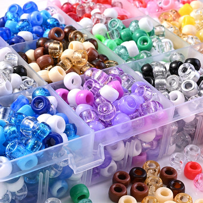 Colorful Transparent Faceted Artificial Crystal Beads