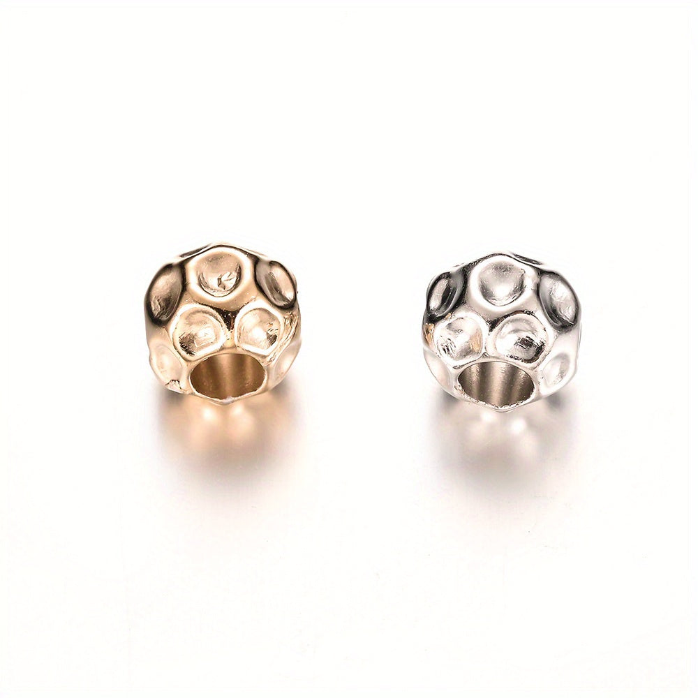 CCB Plastic Round Big Hole Beads